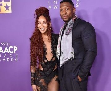 Meagan Good Says She’s ‘In Love’ While Walking Red Carpet With Jonathan Majors