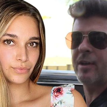 Robin Thicke’s Fiancée, April Love Geary, Says She Won’t Sign a Prenup