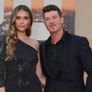 Robin Thicke and fiancé April Love Geary Welcome 3rd Child