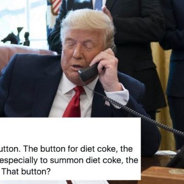 Did Trump Really Have a Button to Summon Diet Coke?