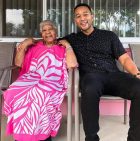 John Legend and grandmother
