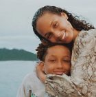 Alicia Keys and son Egypt