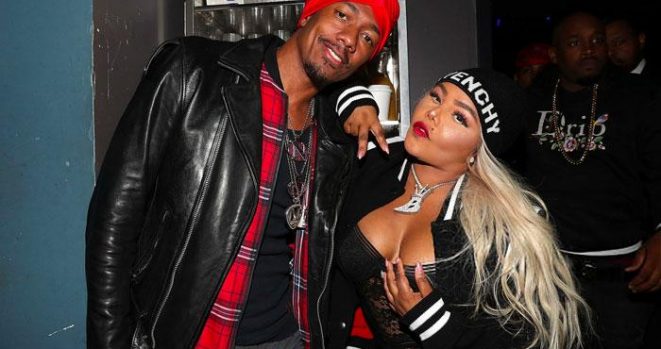 Lil Kim and Nick Cannon