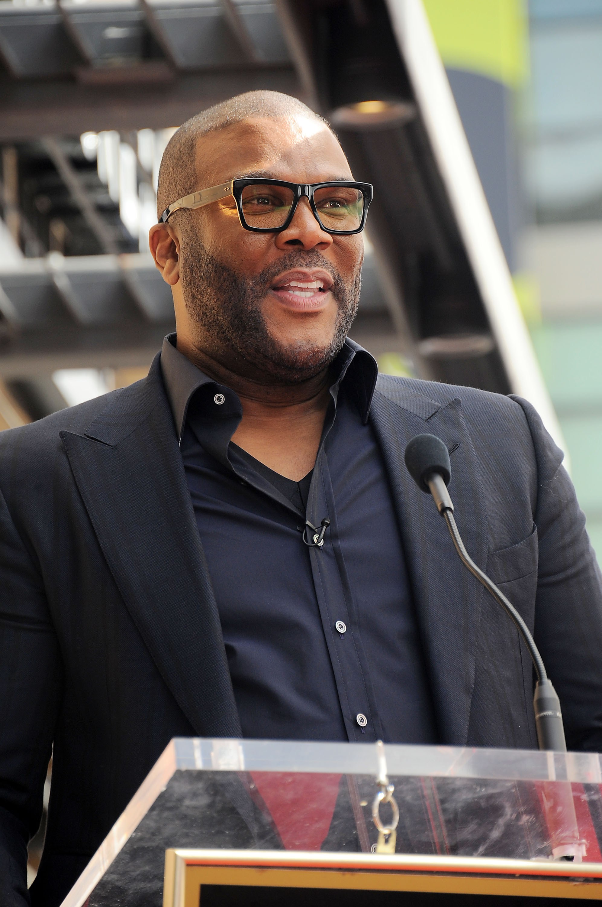 Tyler Perry at the induction ceremony fo...